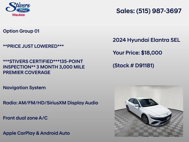 2024 Hyundai Elantra SEL