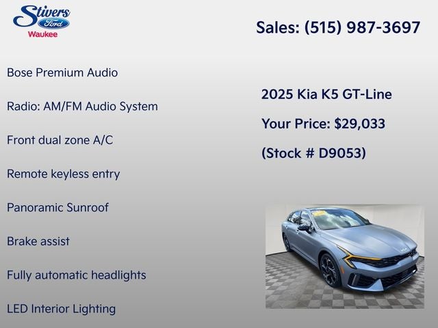 2025 Kia K5 GT-Line
