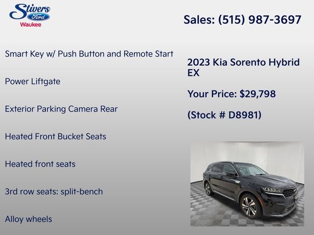 2023 Kia Sorento Hybrid EX