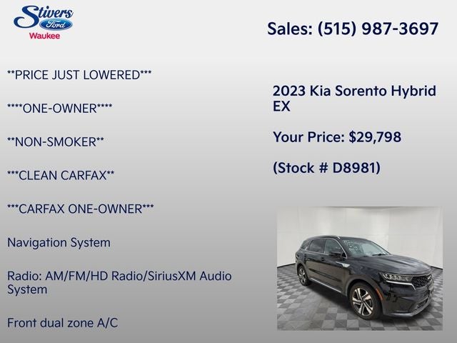2023 Kia Sorento Hybrid EX