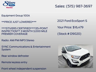 2021 Ford EcoSport S