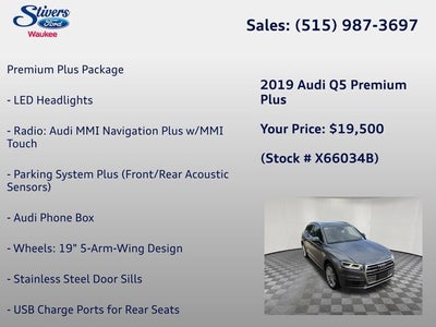 2019 Audi Q5 2.0T Premium Plus quattro