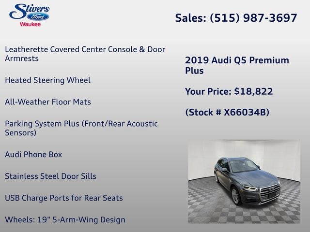 2019 Audi Q5 2.0T Premium Plus quattro