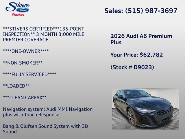 2026 Audi A6 3.0 quattro