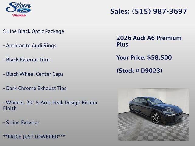 2026 Audi A6 Premium Plus quattro