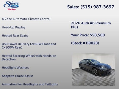 2026 Audi A6 Premium Plus quattro