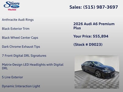2026 Audi A6 Premium Plus quattro