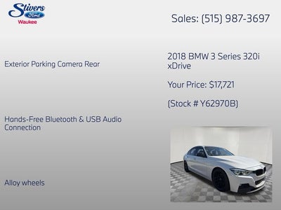 2018 BMW 3 Series 320i xDrive