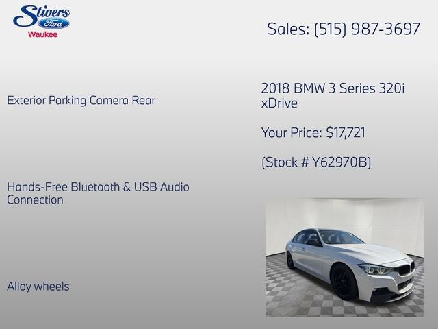 2018 BMW 3 Series 320i xDrive