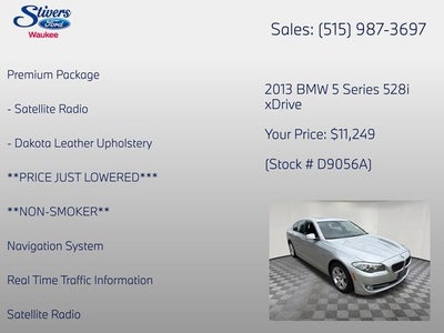 2013 BMW 5 Series 528i xDrive
