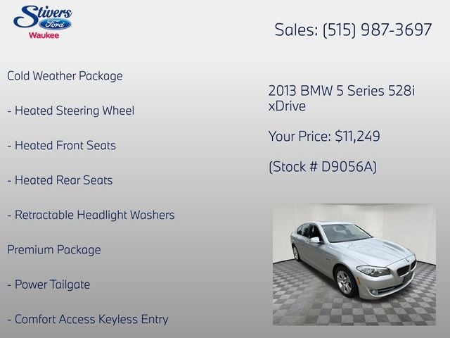 2013 BMW 5 Series 528i xDrive