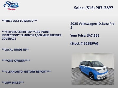 2025 Volkswagen ID. Buzz Pro S