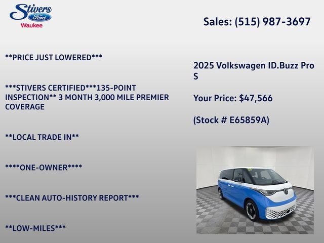 2025 Volkswagen ID. Buzz Pro S