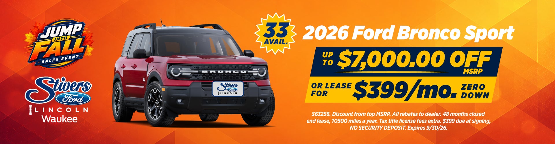 2026 Ford Bronco Sports