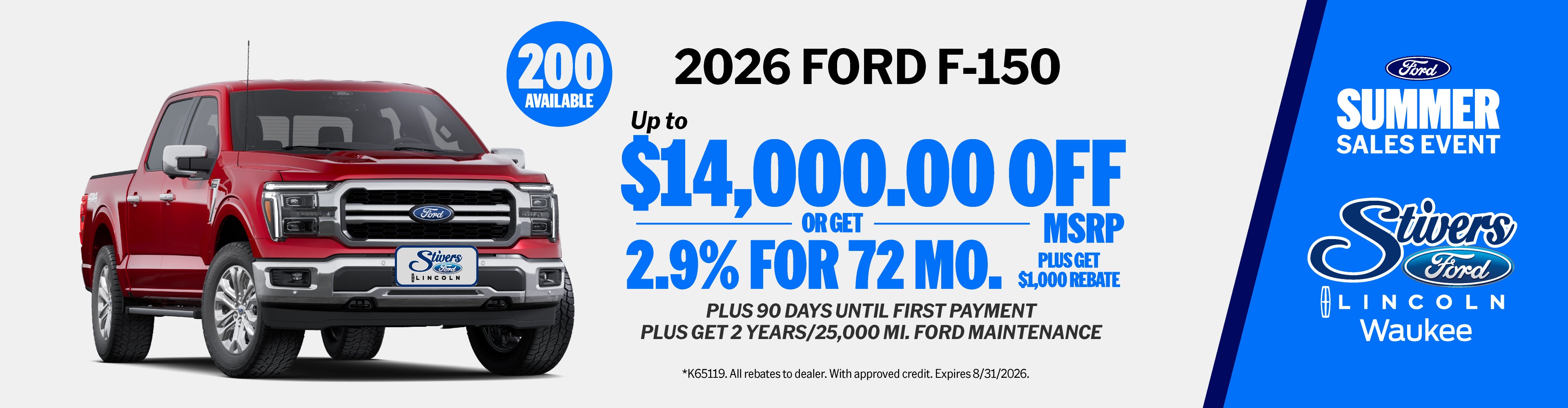 New 2026 Ford F-150