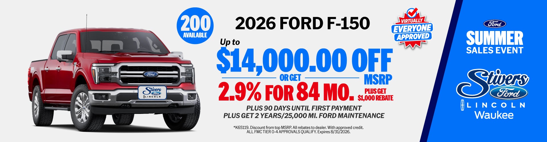 New 2026 Ford F-150